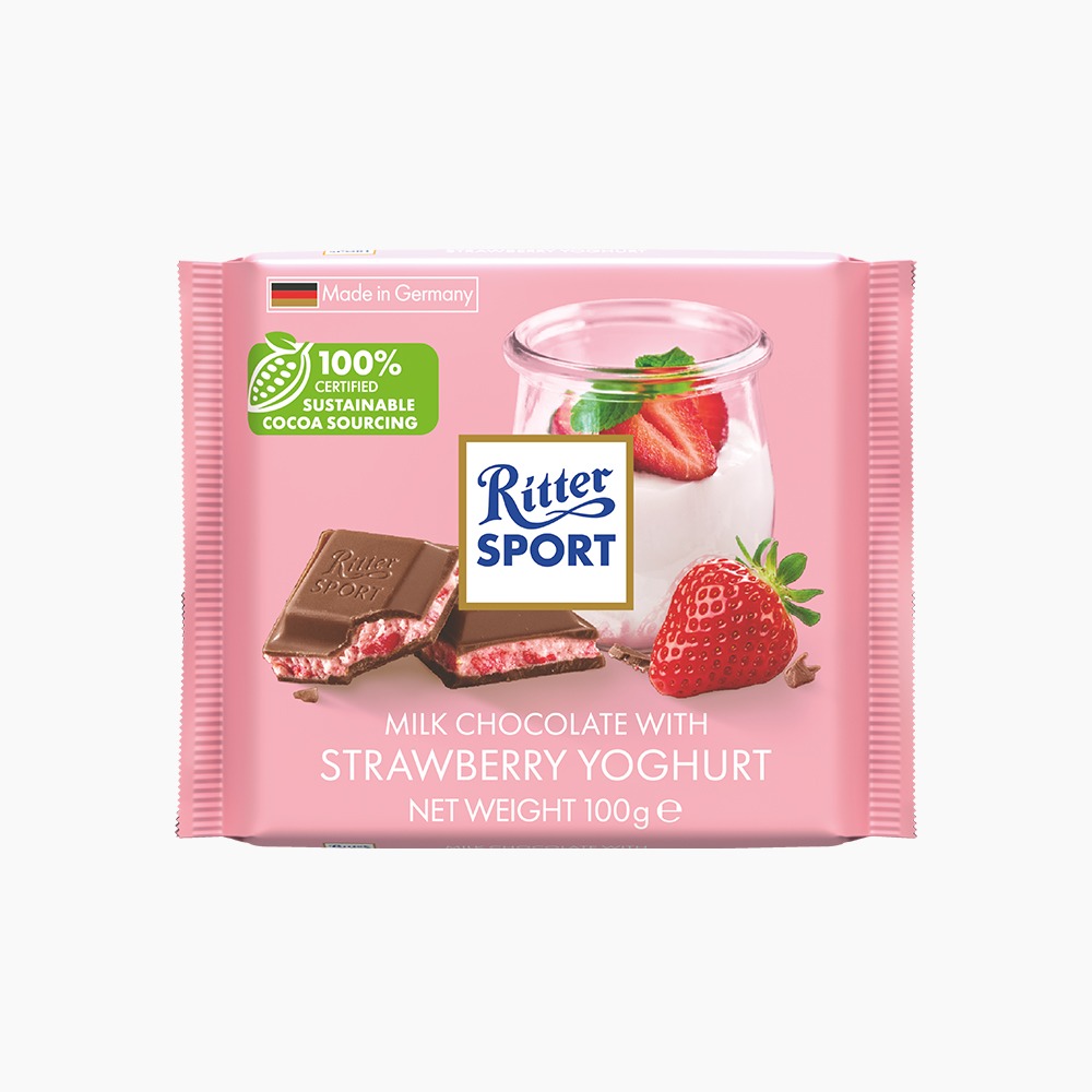 [리터스포트] 딸기 요거트 초콜릿 100g
