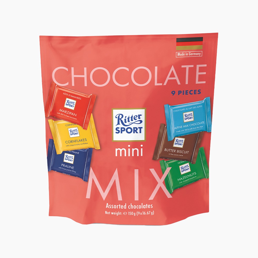 [리터스포트] 미니 초콜릿 믹스 9p (파우치) 150g